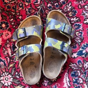 Kids Camouflage Birkenstock Sandals